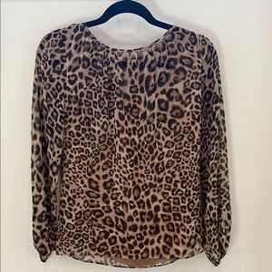 WHBM Leopard Print Women's Top
